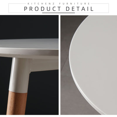 80CM Round Modern Dining Table - HMZ-FN-DT-T80(8075)