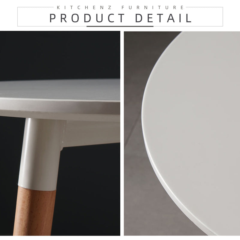 80CM Round Modern Dining Table - HMZ-FN-DT-T80(8075)