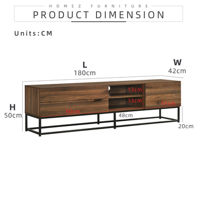 6FT Noble Tv Cabinet / TV Rack / Tv Console - HMZ-FN-TC-N1800-CN