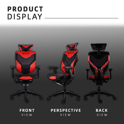 (Free installation) GTChair GR-V7-X PU Leather/Y Frame Ergonomic Gaming Chair/Office Chair with Adjustment - GTC-GC-V7X