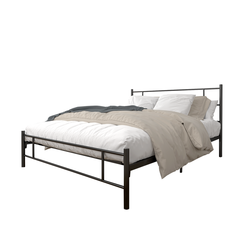 3V Powder Coat Metal Queen Size Bed Frame - ED902F