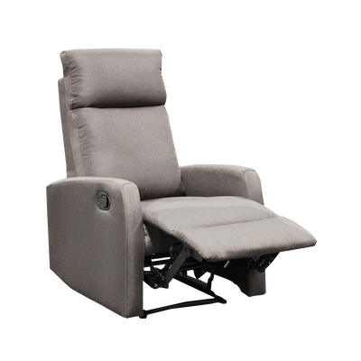 (Free Installation) 2FT Fabric/TPU Recliner Sofa 1 Seater Recliner Grey Clay Brown Blue Cream-530/533