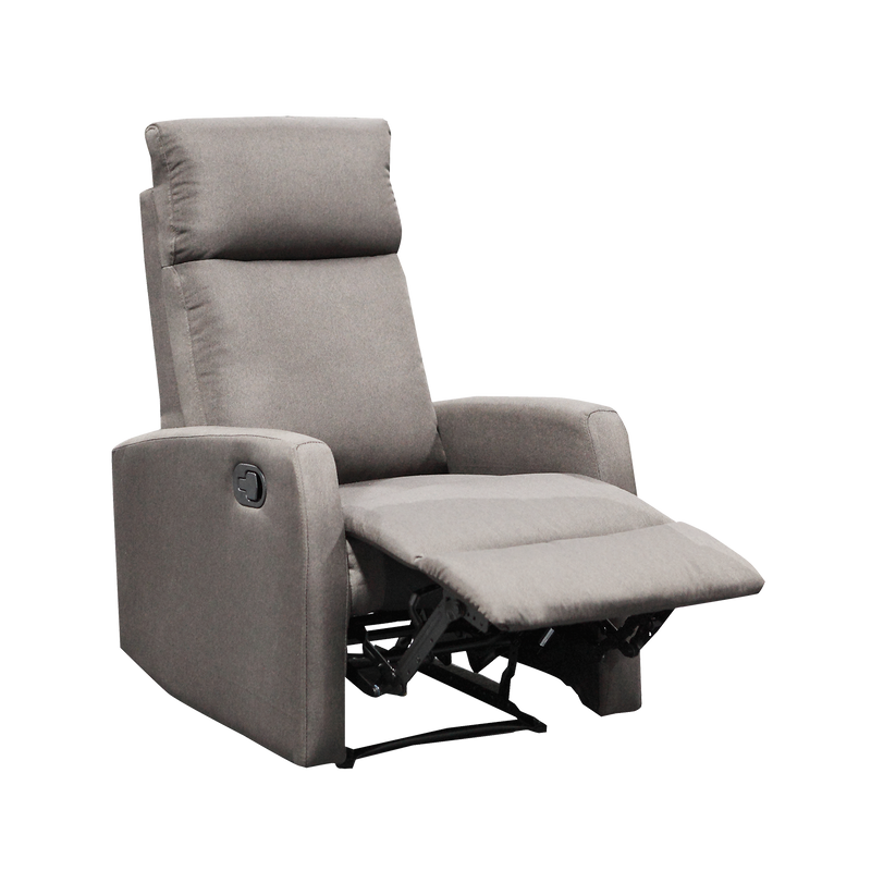 (Free Installation) 2FT Fabric/TPU Recliner Sofa 1 Seater Recliner Grey Clay Brown Blue Cream-530/533