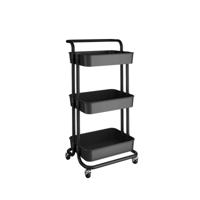 3 Tier ABS  Kitchen Trolley Storage Shelf - HMZ-CH-STR-8010
