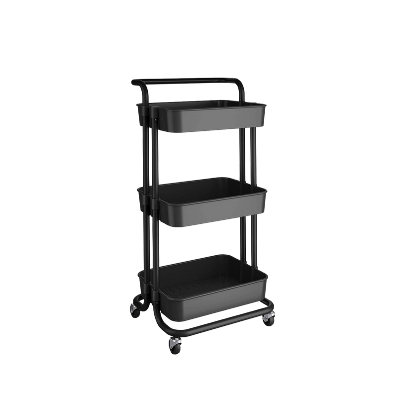 3 Tier ABS  Kitchen Trolley Storage Shelf - HMZ-CH-STR-8010
