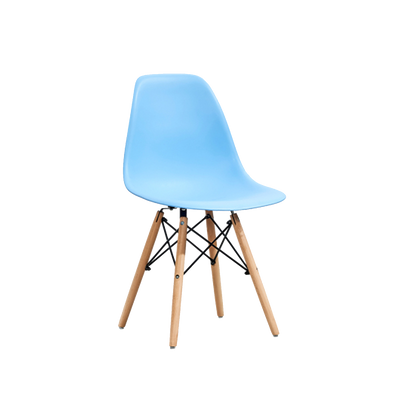 Eames Lounge Chair Dining / Office Chair c/w Dowel Wood Eiffel Legs - HMZ-DC-A304B/A404B