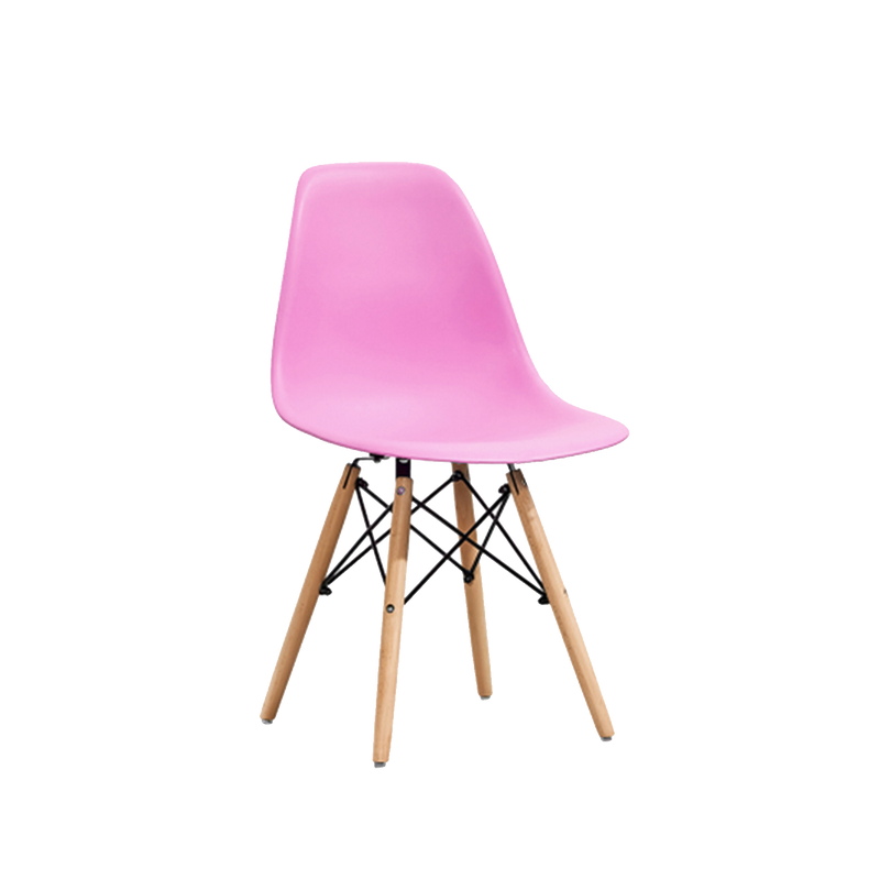 Eames Lounge Chair Dining / Office Chair c/w Dowel Wood Eiffel Legs - HMZ-DC-A304B/A404B