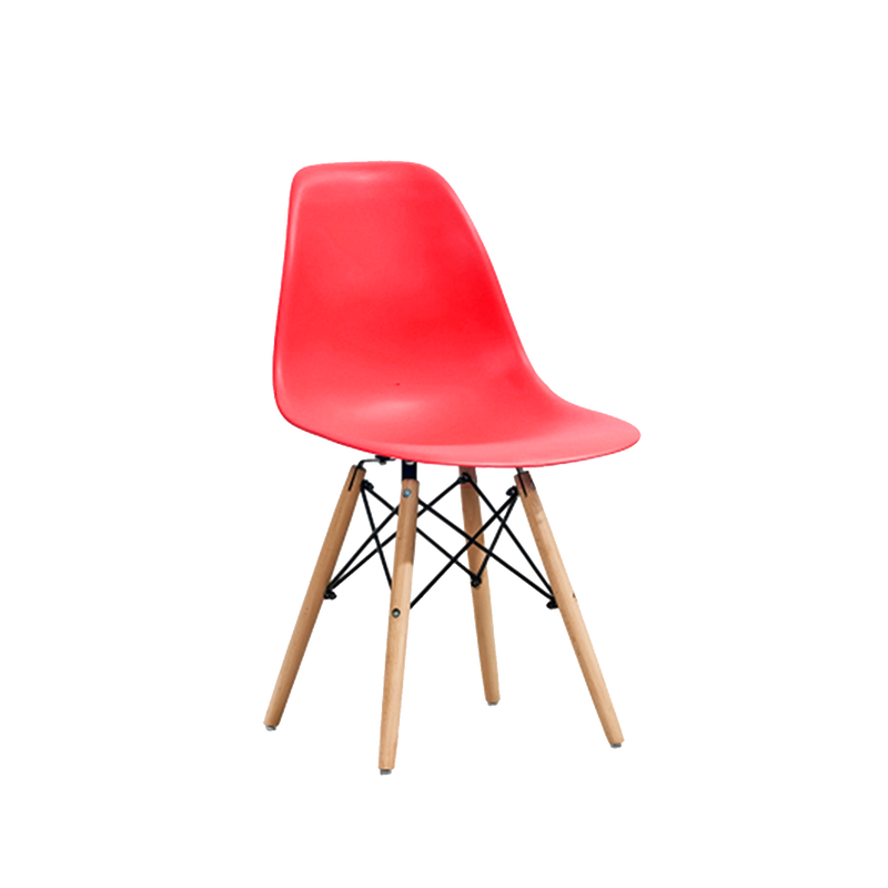 Eames Lounge Chair Dining / Office Chair c/w Dowel Wood Eiffel Legs - HMZ-DC-A304B/A404B