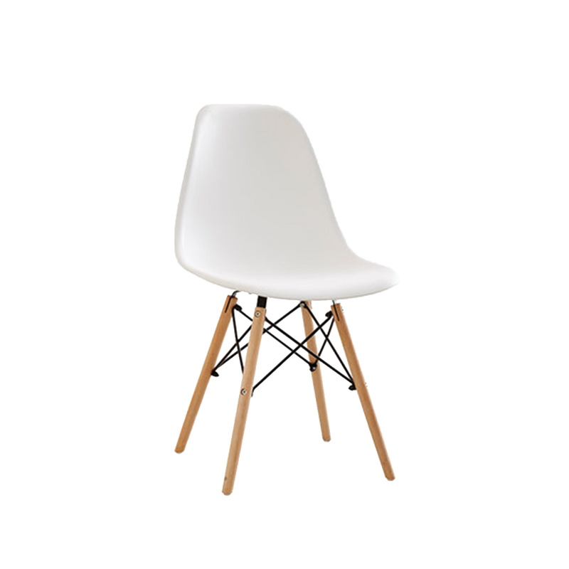 Eames Lounge Chair Dining / Office Chair c/w Dowel Wood Eiffel Legs - HMZ-DC-A304B/A404B