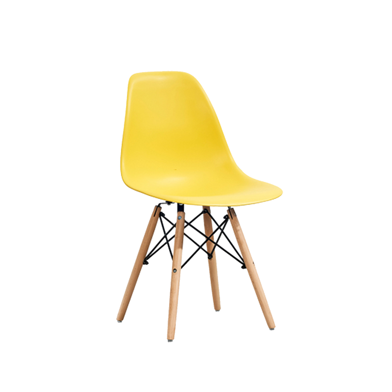 Eames Lounge Chair Dining / Office Chair c/w Dowel Wood Eiffel Legs - HMZ-DC-A304B/A404B