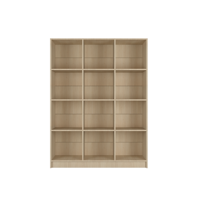 [Free Installation] Book Shelf Book Rack Divider Cabinet with 12 Compartments - HMZ-FN-BS-1003