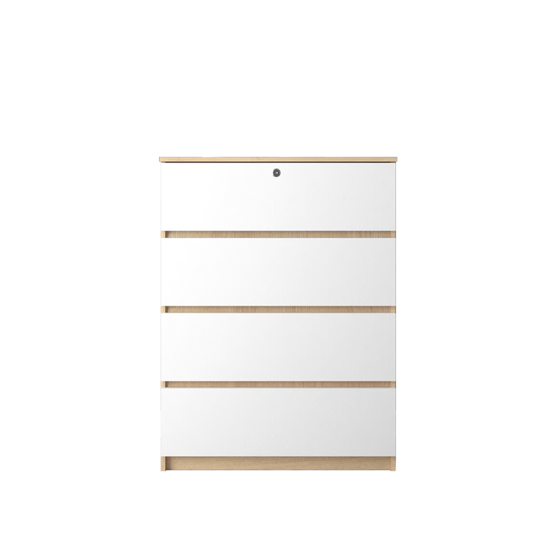 Big Size (H105cm) Homez Chest Drawer with 4 Layer Drawer Storage-3 ft -HMZ-FN-CD-7001