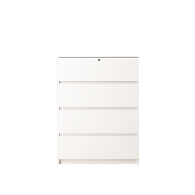 Big Size (H105cm) Homez Chest Drawer with 4 Layer Drawer Storage-3 ft -HMZ-FN-CD-7001