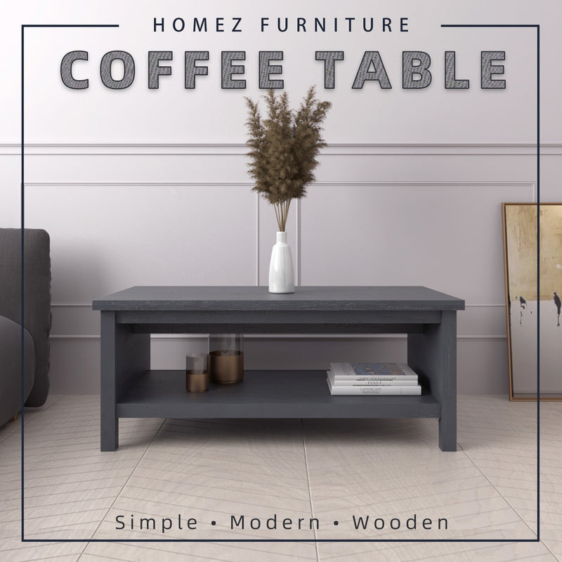 (Self-assembly) 3.8FT Akara Series Coffee Table Modernist Design - HMZ-FN-CT-A1160-DG