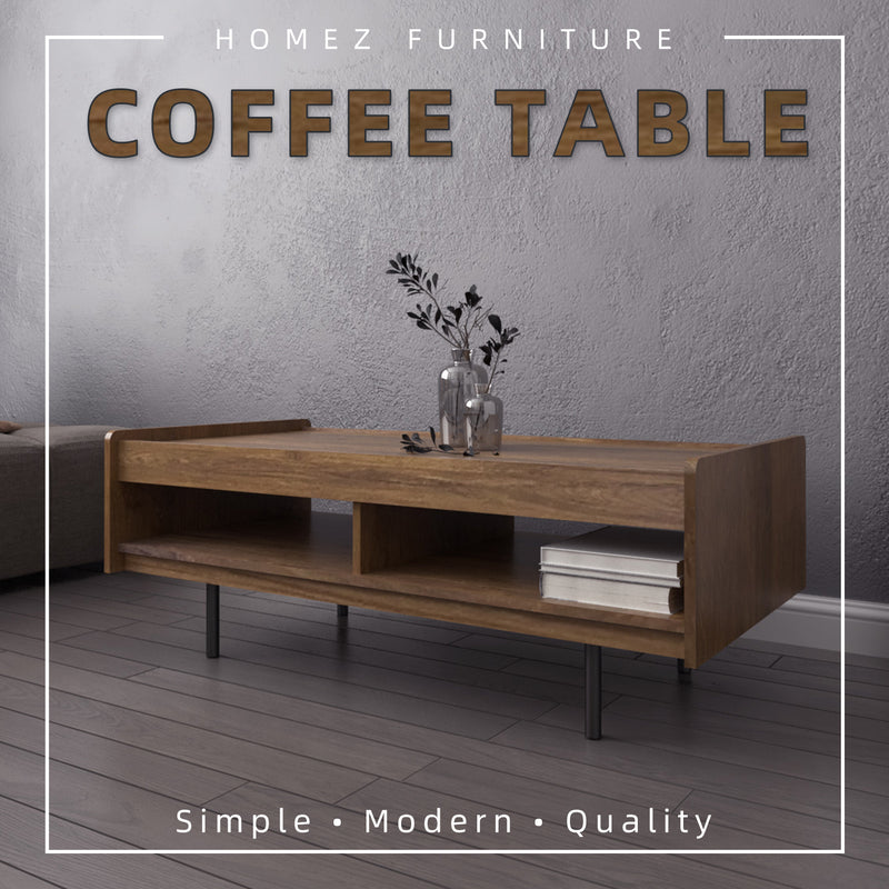 4FT Apolo Series Coffee Table Modernist Design with Metal Leg - HMZ-FN-CT-A4812-CO