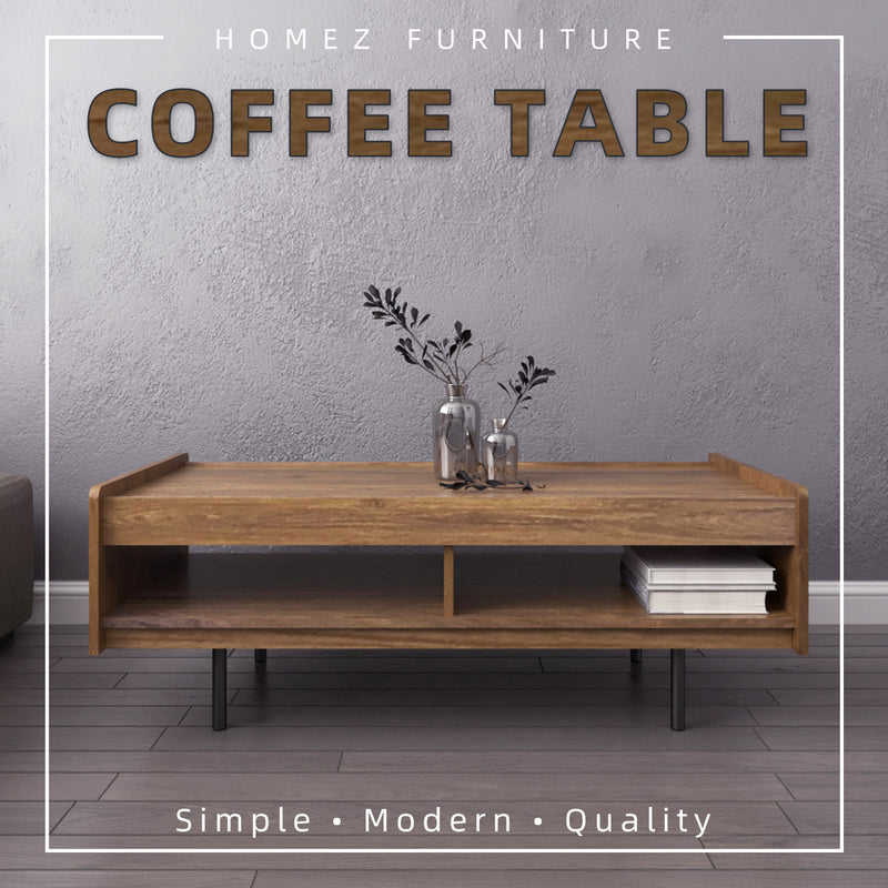 4FT Apolo Series Coffee Table Modernist Design with Metal Leg - HMZ-FN-CT-A4812-CO