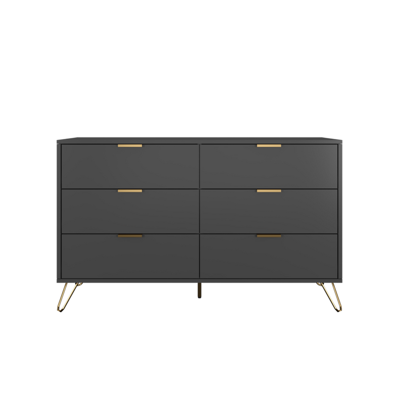 [Free Installation] 4FT Stellate Series Display Cabinet with Metal Leg - DC-7540-DGY