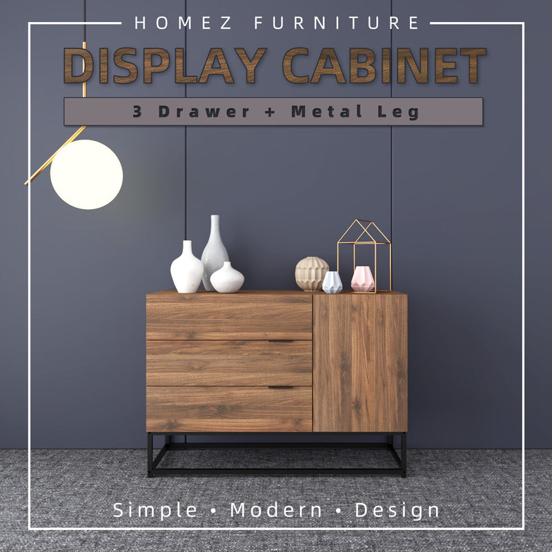 4FT Noble Display Cabinet Modernist Design - HMZ-FN-DC-N1100-CN