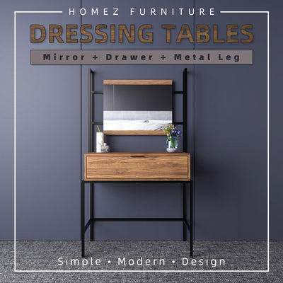 3FT Noble Dressing Table Modernist Design With Mirror Makeup Table - HMZ-FN-DT-NB005-CN