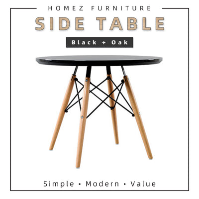 2FT Round Modern Solid Side Table - HMZ-FN-DT-T60(6045)