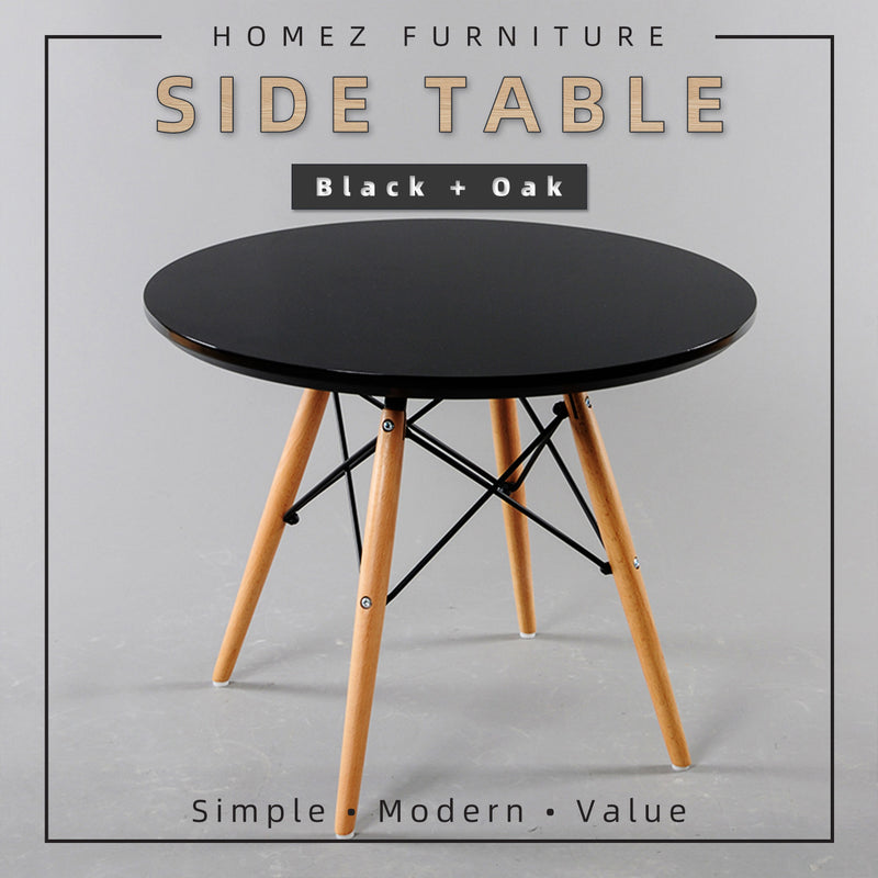 2FT Round Modern Solid Side Table - HMZ-FN-DT-T60(6045)