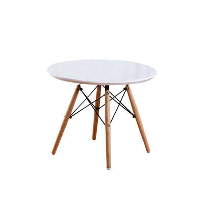 2FT Round Modern Solid Side Table - HMZ-FN-DT-T60(6045)