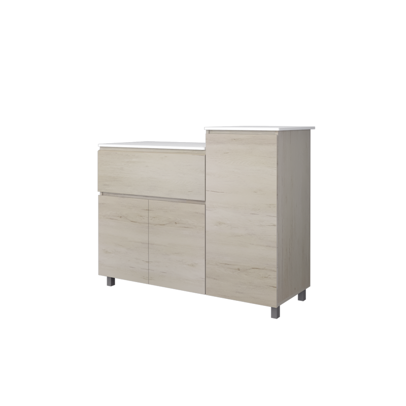 Gas Cabinet Kitchen Cabinet Storage Cabinet Drawer Solid Surface Table Top - HMZ-FN-GC-6121