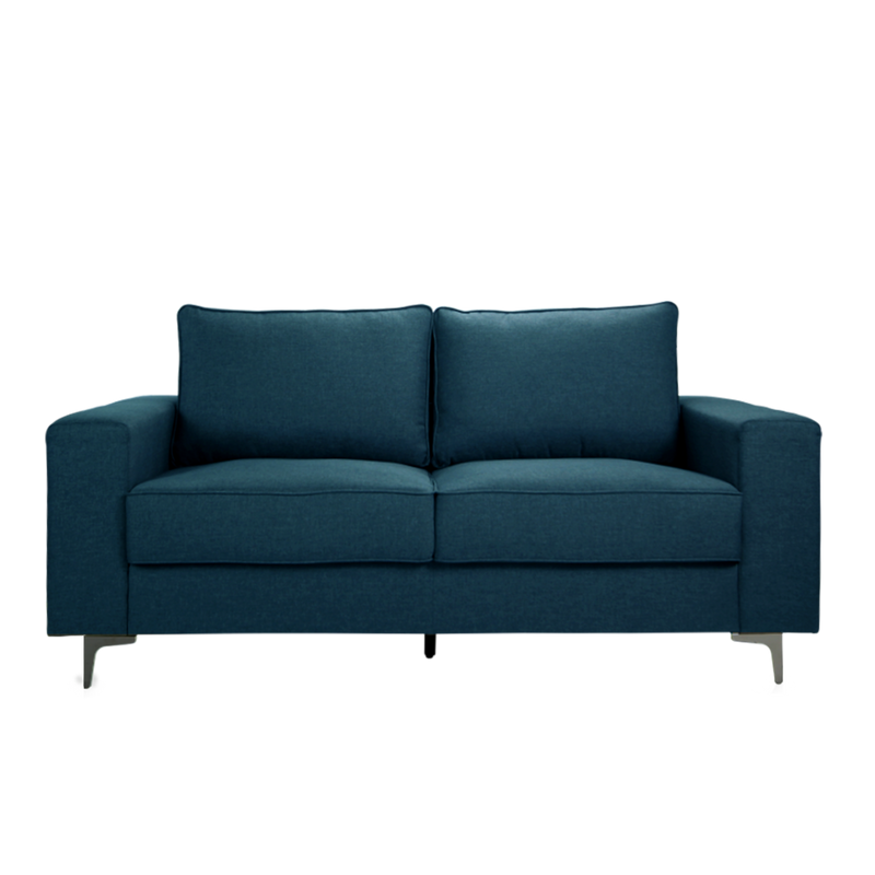6FT Modern / Simple / Linen Fabric 3 Seater Sofa / Grey / Blue / Clay - HMZ-FN-SF-AE2656-3S