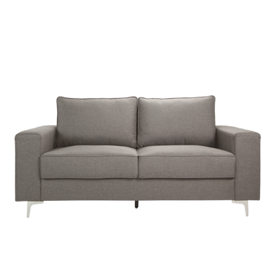6FT Modern / Simple / Linen Fabric 3 Seater Sofa / Grey / Blue / Clay - HMZ-FN-SF-AE2656-3S
