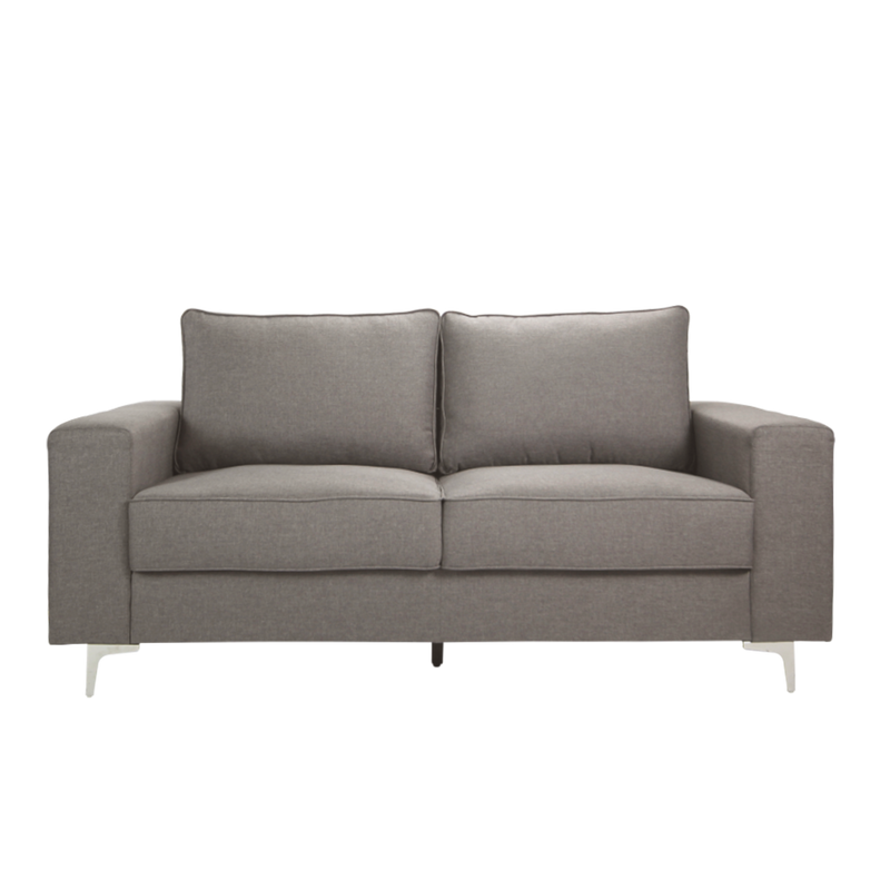 6FT Modern / Simple / Linen Fabric 3 Seater Sofa / Grey / Blue / Clay - HMZ-FN-SF-AE2656-3S