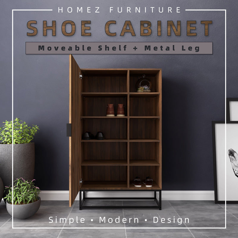 (Self-assembly) 4FT Noble Series Shoe Cabinet - HMZ-FN-SR-N1370-CN