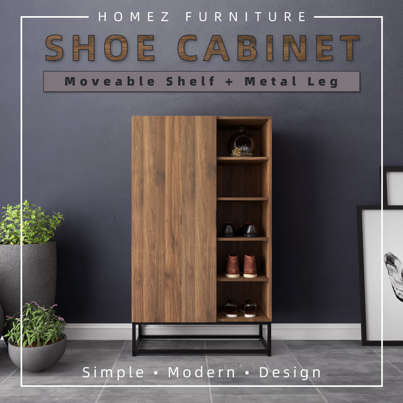 (Self-assembly) 4FT Noble Series Shoe Cabinet - HMZ-FN-SR-N1370-CN