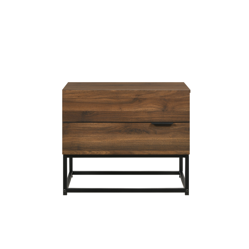 2FT Noble Modernist Design Side Table With 2 Drawer  - HMZ-FN-ST-N0500-CN