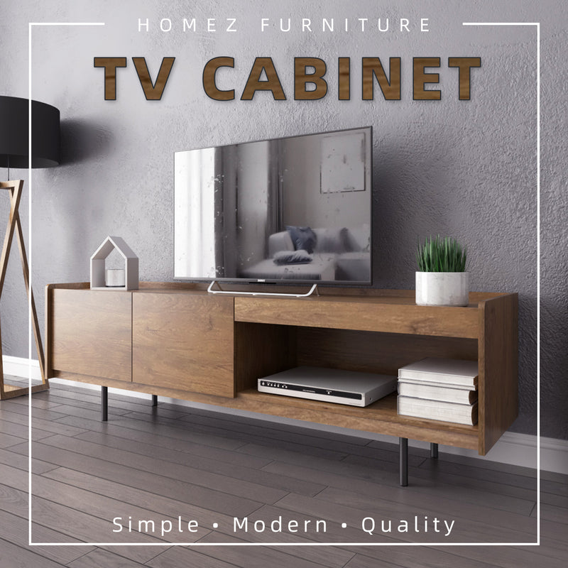 6FT Apolo Series TV Cabinet with Metal Leg - HMZ-FN-TC-A6016-CO