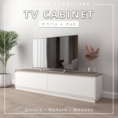 6FT Austral Series TV Cabinet TV Console with 2 Door - TC-AU0004-WT