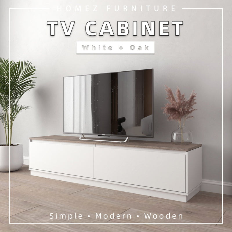 6FT Austral Series TV Cabinet TV Console with 2 Door - TC-AU0004-WT