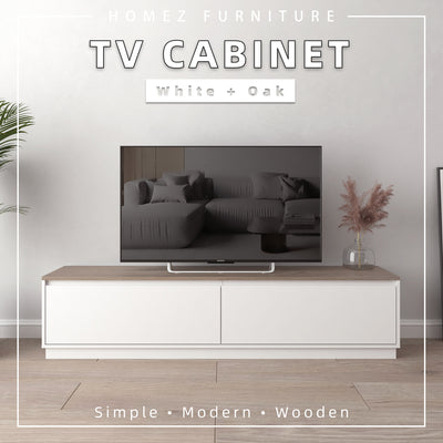 6FT Austral Series TV Cabinet TV Console with 2 Door - TC-AU0004-WT