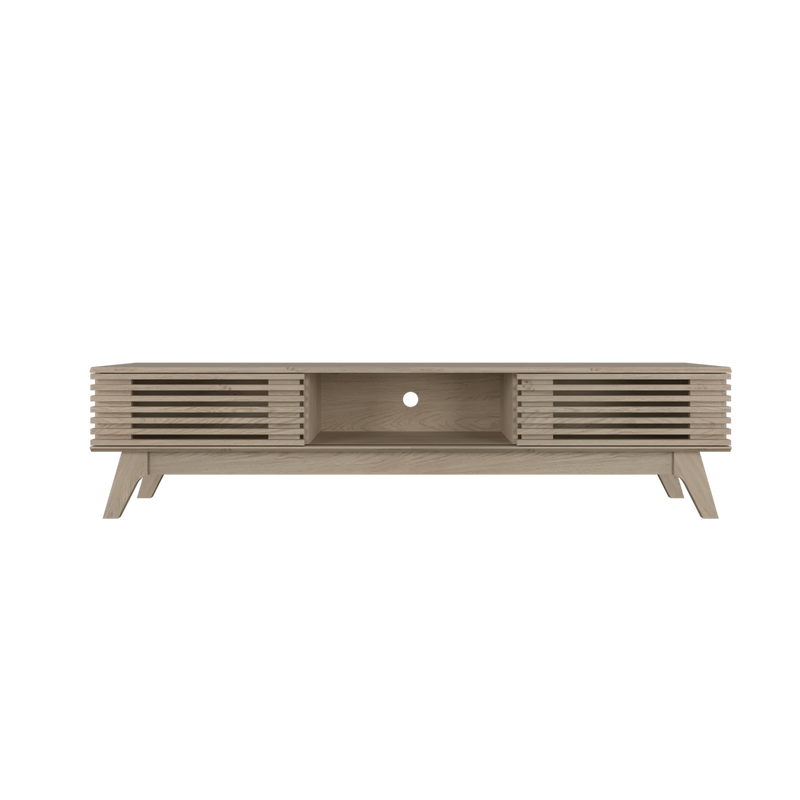 6FT Aoki Series TV Cabinet / Console /  Wood Leg - HMZ-FN-TC-E2252-OAK