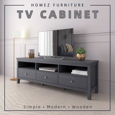 6FT Akara Series TV Cabinet Modernist Design Tv Rack / Console with Plastic Wood Leg