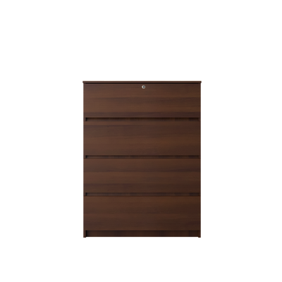 Big Size (H105cm) Homez Chest Drawer with 4 Layer Drawer Storage-3 ft -HMZ-FN-CD-7001