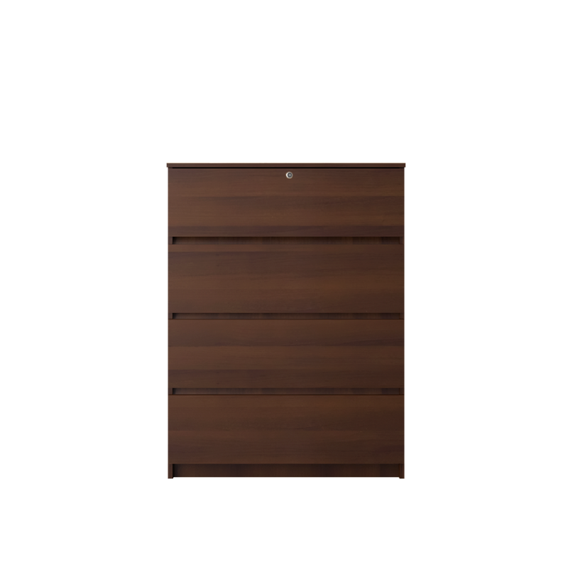 Big Size (H105cm) Homez Chest Drawer with 4 Layer Drawer Storage-3 ft -HMZ-FN-CD-7001