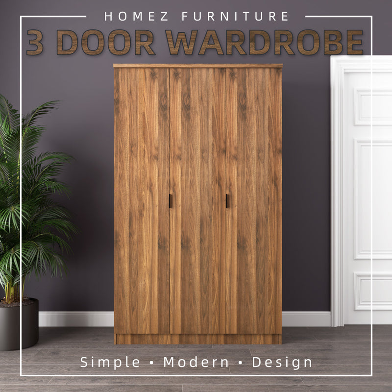 4FT Noble 3door Wardrobe - HMZ-FN-WD-N3005-CN