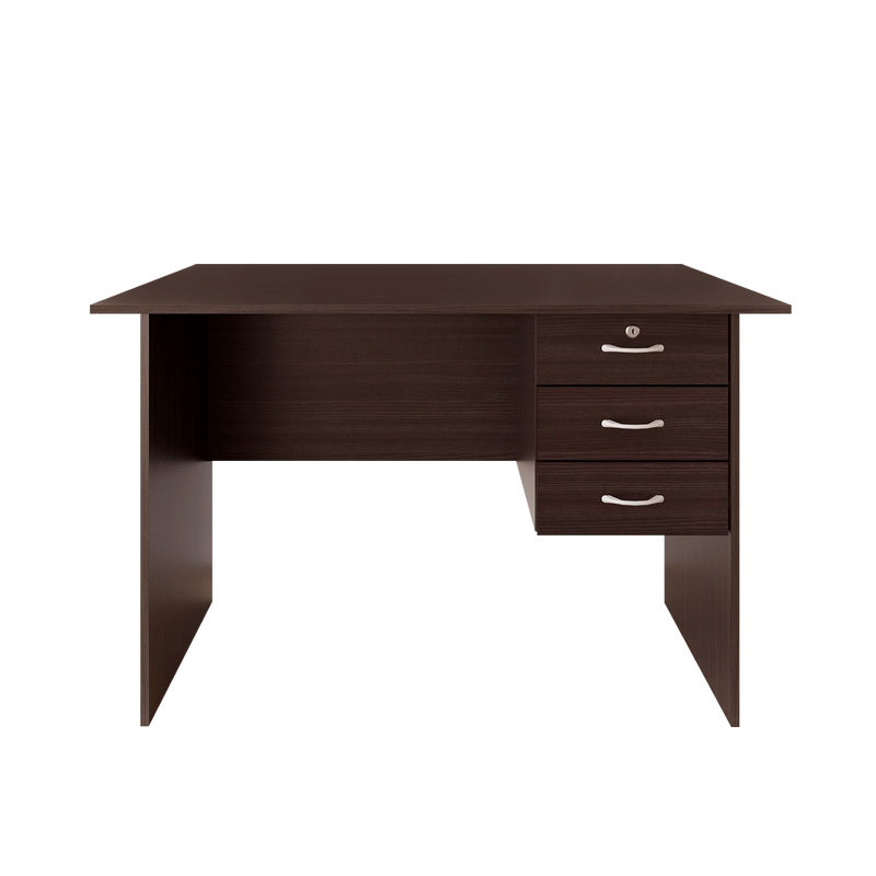 (Free Installation) Writing Table with 1 Locker + 2 Drawer Table- HMZ-FN-WT-2004