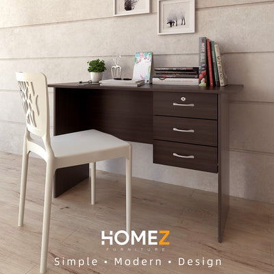 (Free Installation) Writing Table with 1 Locker + 2 Drawer Table- HMZ-FN-WT-2004