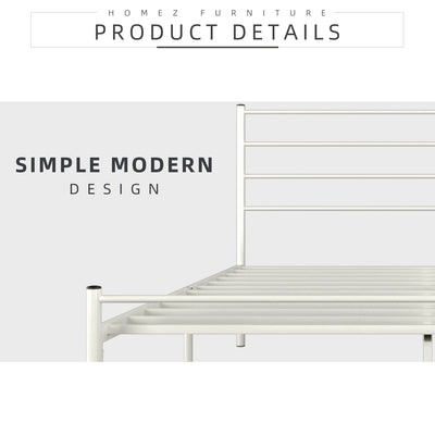Heavy Super Base Bed Frame Powder Coat Metal-Queen Size - HMZ-FYDB