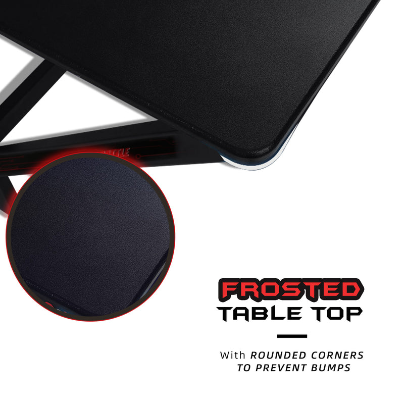 GTGAMEZ K Series Modern Simple E-sports Gaming Table / Gaming Desk - HMZ-GT-JF-14060-KL-BK