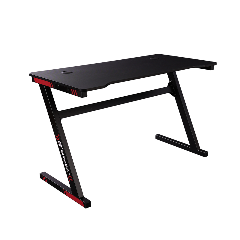 GTGAMEZ 4FT Z Series Matt Surface With Modern Simple E-sports Gaming Table / Gaming Desk - HMZ-GT-LM-12060-ZLZ-BK