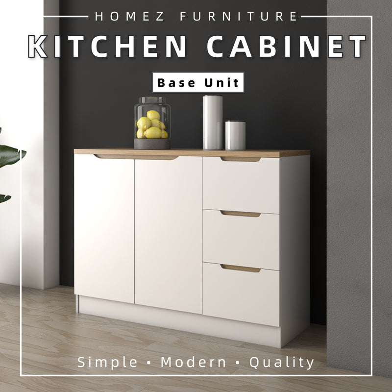 (Self-assembly) Situra Series Kitchen Cabinets Base Unit Kitchen Storage - MFCS9012-WT
