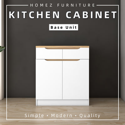 (Self-assembly) Situra Series Kitchen Cabinets Base Unit Kitchen Storage - MFCS9080-WT