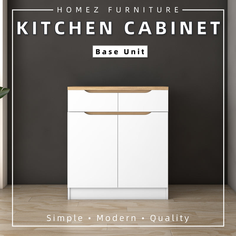(Self-assembly) Situra Series Kitchen Cabinets Base Unit Kitchen Storage - MFCS9080-WT